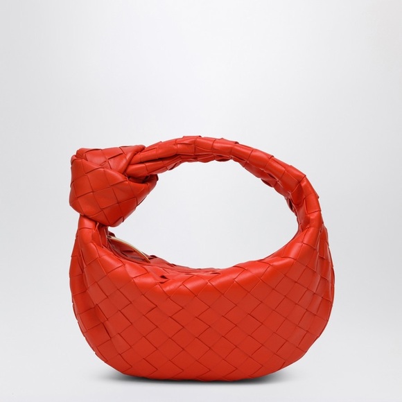 NWT Orange Bottega Veneta Mini Jodie Dark - Picture 5 of 17